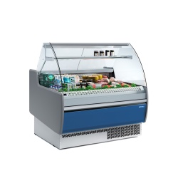 Vitrină frigorifică de expunere inox, 1310x1300 mm, Infrico - Img 5