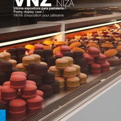 Vitrină frigorifică de expunere prăjituri, macarons, bomboane 1290x1040 mm,Infrico , Niza Bombon - Img 2