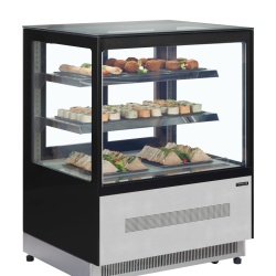 Vitrină frigorifică expunere prăjituri cofetărie, 140 Litri, Tefcold - Img 9