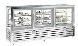 Vitrina frigorifica orizontala gelaterie-patiserie cu 2 usi 528+264 L