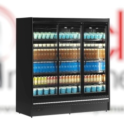 Vitrină frigorifică Supermarket 1110 Litri cu ușă de sticlă, Tefcold