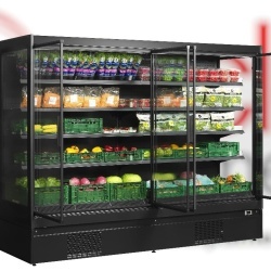 Vitrină frigorifică Supermarket 1540 Litri cu ușă de sticlă, Tefcold