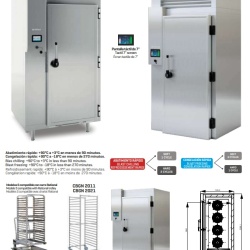 Abatitor Blast chiller ROLL IN, de 20 tăvi GN2/1, Infrico - Img 6