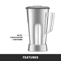 Blender profesional inox de mare putere, 1,9 Litri Waring XTreme - Img 2
