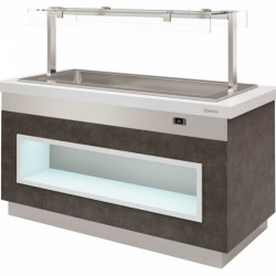 Bufet cald SELF-SERVICE 1700x1000x900 h mm , 4xGN1/1 - Img 2