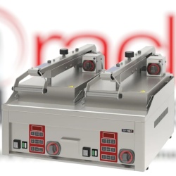 Contact grill semiautomat electric dublu, pentru Steak și Burgeri, Casselin
