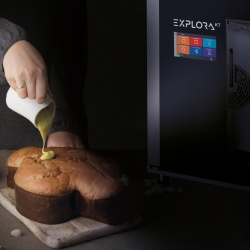 Cuptor combi electric linia EXPLORA COLOMBO 4 tăvi 600x400mm/GN 1/1, touchscreen - Img 3