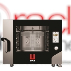 Cuptor electric combisteamer 4 tăvi 60x40 cm touchscreen, 2 motoare Eka Italia