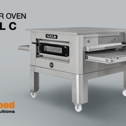 Cuptor pe gaz tip tunel 820 covrigi sau 137 pizza de 33 cm/oră, C/65 Prismafood Italia - Img 2