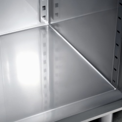 Dulap de congelare cu 2 uși, din inox PRO GREEN 1502 BTV, 1365 litri, Everlasting - Img 5