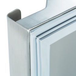 Dulap frigorific din inox, Frigider 1400 Litri - 6 Rafturi Reglabile GN 2/1, pe roți - Img 5