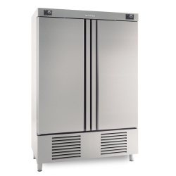 Dulap mixt congelare și refrigerare de inox cu 2 uși, 540/540 litri - Img 3