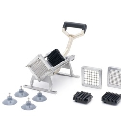 Feliator profesional pentru cartofi prăjiți - Orizontal - Manual - Img 2