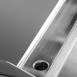 Fry top electric, cu suport deschis și suprafață striată, 40x60 cm - Img 4