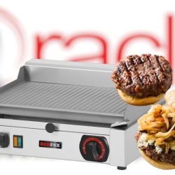 Fry top electric cu suprafață striată