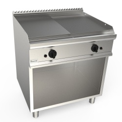 Fry top grill pe gaz cu suprafață netedă/striată, Casta - Img 2