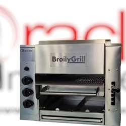 Grătar pentru steak, burger BroilyGrill pe gaz, Casta, 800x600/780x745 mm