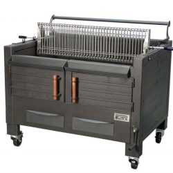 Gratar profesional barbeque pentru steak pe carbuni, 1200x820x930 h mm - Img 3