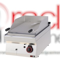 Grill cu rocă vulcanică pe gaz, 400x700x330 mm