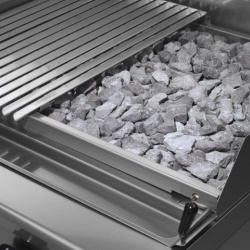 Grill dublu cu rocă vulcanică și dulap neutru, Desco Italia - Img 3