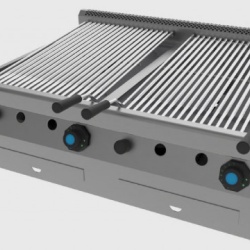 Grill dublu pe gaz cu apă, Jemi - Img 2
