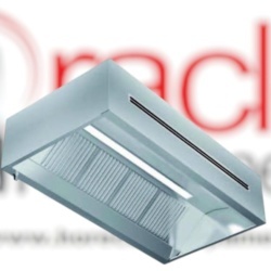 Hotă de perete cu inducție 3000x1100x500 mm