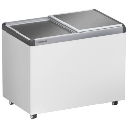 Ladă de congelare pentru înghețată, cu capac glisant din aluminiu, 251 litri, Alb, Liebherr - Img 2