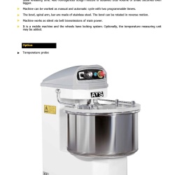 Malaxor cu spirală, 80 kg - Img 3