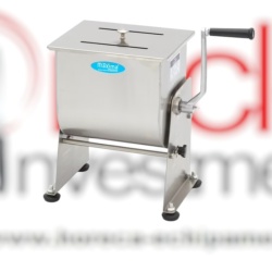 Malaxor manual carne, 10 litri - 7,5 kg, Bol Înclinat, Maxima