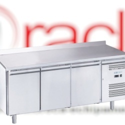 Masă frigorifică pentru patiserie cu rebord, 2020x800 mm, Forcold