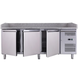 Masă frigorifică pentru pizza cu 3 uși, 2020x800 mm, Forcold - Img 2