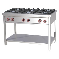 Mașină de gătit pe gaz cu 6 arzătoare - Img 2