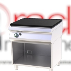 Mașină de gătit pe gaz cu plită și suport deschis, 800x900 mm