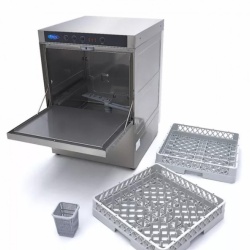 Mașină de spălat pahare și vase 500x500 mm, cu pompă clătire, pompă detergent și evacuare - Img 5