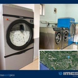 Mașină de spălat rufe profesională Imesa, 11 kg directă pe abur - Img 4