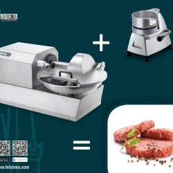 Presă manuală pentru Hamburger, FELSINEA BST 130 mm - Img 4