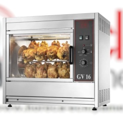 Rotisor ventilat electric, 4 țepuse, 16/20 pui, CB Italia