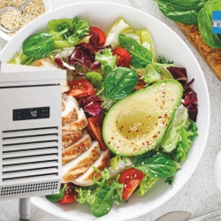 Saladetă cu 2 uși 1468x600x1100 mm, 250+50 L, Infrico Spania - Img 2