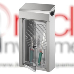 Sterilizator cuțite cu lampă UVC, 8 cuțite