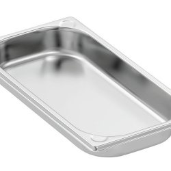 Tavă de inox (suprafață mată) GN1/3 h 40 mm - Img 3