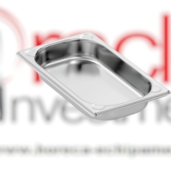 Tavă de inox (suprafață mată) GN1/4 h 40 mm