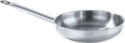 Tigaie profesională 28x5 cm înălțime, din inox, Hendi - Img 3