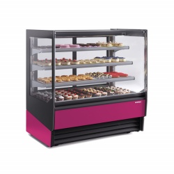Vitrină caldă de expunere cofetărie/patiserie/magazin AMBAR, 1250x810x1300 mm Infrico - Img 2