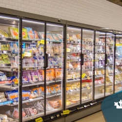 Vitrină de congelare mixtă cu uși 1562x2050 mm, de expunere magazin sau supermarket, Infrico - Img 2