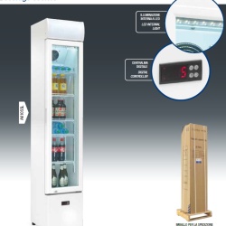 Vitrină frigorifică băuturi, sucuri 105 litri, Amitek - Img 3
