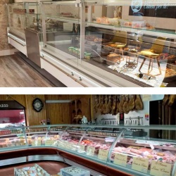 Vitrină frigorifică de expunere 1250x1220 mm, magazin sau supermarket, Infrico - Img 3
