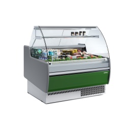 Vitrină frigorifică de expunere inox, 1310x1300 mm, Infrico - Img 6