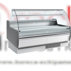 Vitrină frigorifică de expunere inox, 1622x1300 mm, Infrico