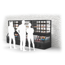 Vitrină frigorifică Integra Combi, 1200x800x850 mm Sayl - Img 6