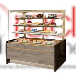 Vitrină frigorifică pentru cofetărie, patiserie 1020x890x1450 mm
